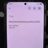 KELLY52944 coupon verification screenshot