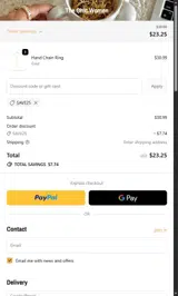 save25 coupon verification screenshot