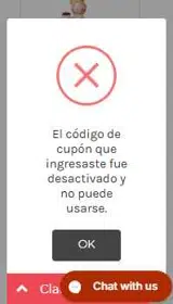Happy2026 coupon verification screenshot