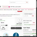 WELCOME10 coupon verification screenshot