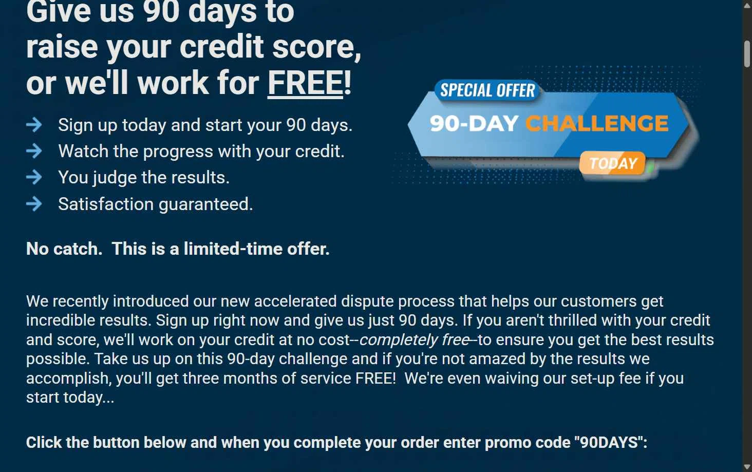 The Credit People checkout page showing The Credit People promo code box | Screenshot taken by SimplyCodes community member on Sep 2, 2025