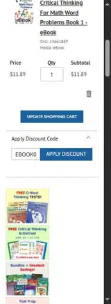 EBOOK0126 coupon verification screenshot