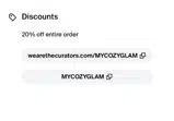 MYCOZYGLAM coupon verification screenshot