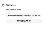 MYCOZYGLAM coupon verification screenshot