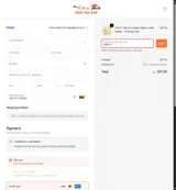 The Fabric Hut coupon verification screenshot