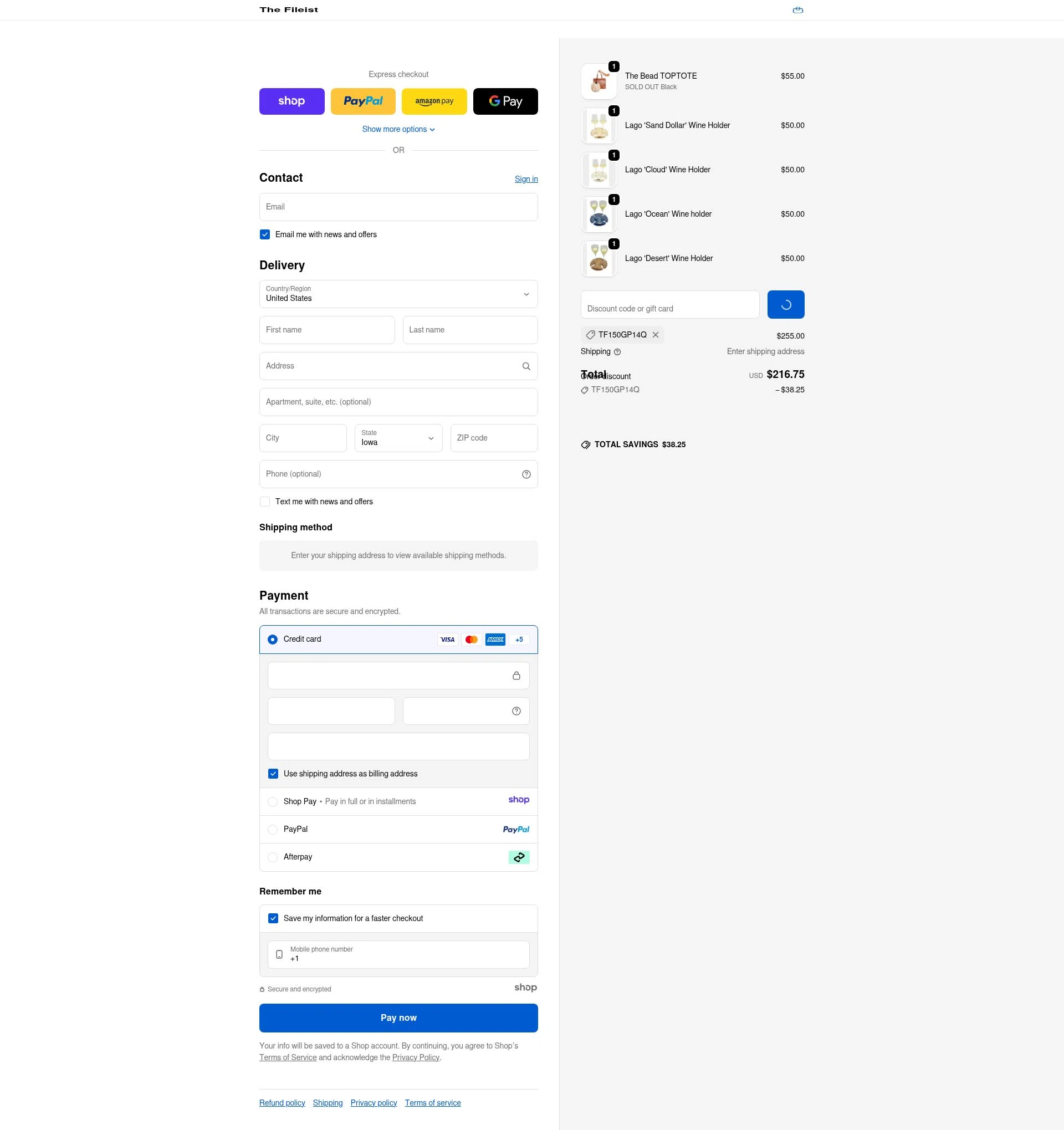 the fileist checkout page showing the fileist coupon code box | Screenshot taken by SimplyCodes community member on Dec 29, 2025