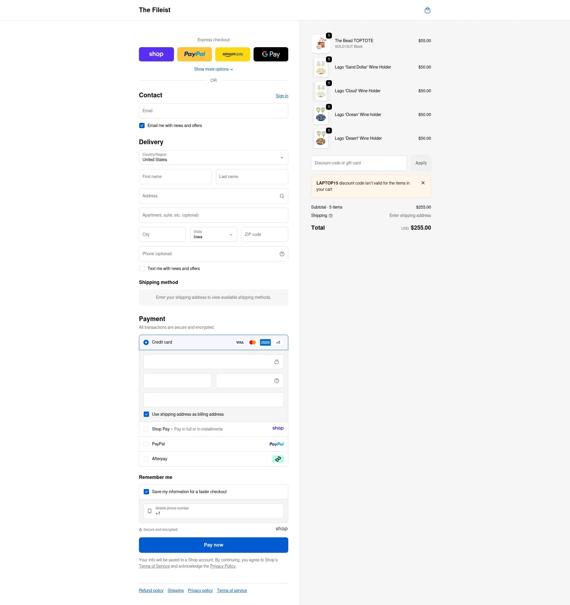 the fileist checkout page showing the fileist coupon code box | Screenshot taken by SimplyCodes community member on Dec 29, 2025