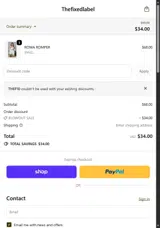 Thef10 coupon verification screenshot