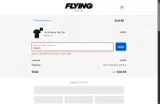 The Flying Shop coupon verification screenshot