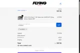 The Flying Shop coupon verification screenshot