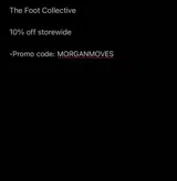 The Foot Collective coupon verification screenshot