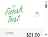 The Fresh Test coupon verification screenshot