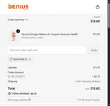WELCOME15 coupon verification screenshot