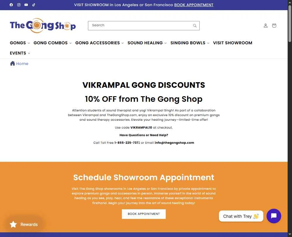 The Gong Shop checkout page showing The Gong Shop discount code box | Screenshot taken by SimplyCodes community member on Dec 30, 2025