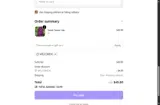 WELCOME10 coupon verification screenshot