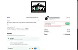The Happy Clothing Company coupon verification screenshot