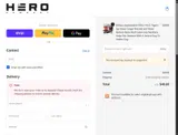 The Hero Company coupon verification screenshot