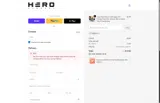 The Hero Company coupon verification screenshot