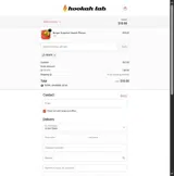The Hookah Lab coupon verification screenshot