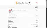 The Hookah Lab coupon verification screenshot
