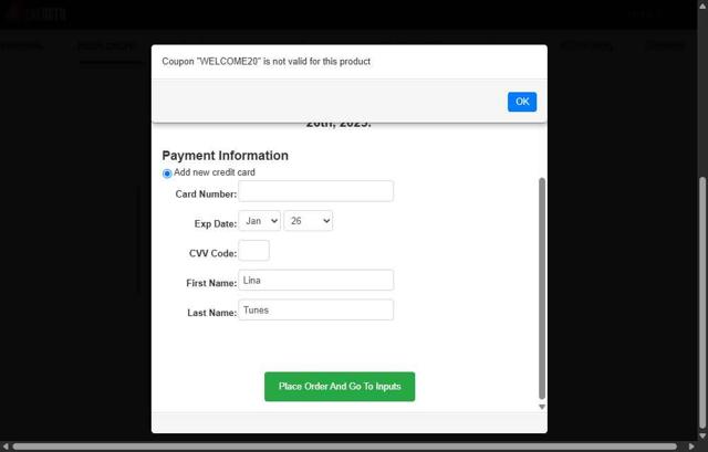 The HOTH checkout page showing The HOTH promo code box | Screenshot taken by SimplyCodes community member on Jul 26, 2025