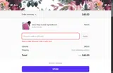 CHEER coupon verification screenshot
