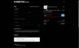 The Kinetic Arm coupon verification screenshot