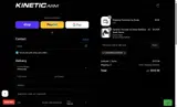 The Kinetic Arm coupon verification screenshot