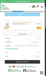 The Kratom Company coupon verification screenshot
