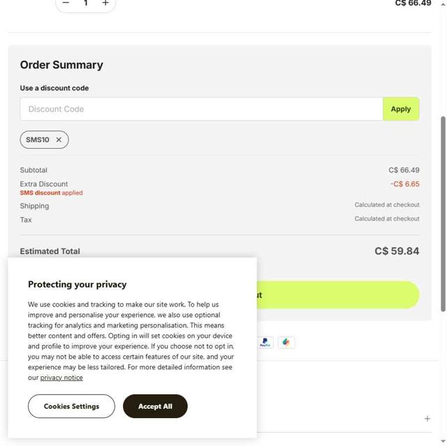 The Last Hunt checkout page showing The Last Hunt promo code box | Screenshot taken by SimplyCodes community member on Aug 19, 2025