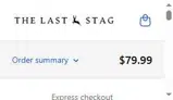 The Last Stag coupon verification screenshot