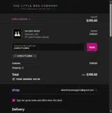 LOVELITTLEBRA coupon verification screenshot