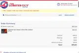 The Lobster Guy coupon verification screenshot