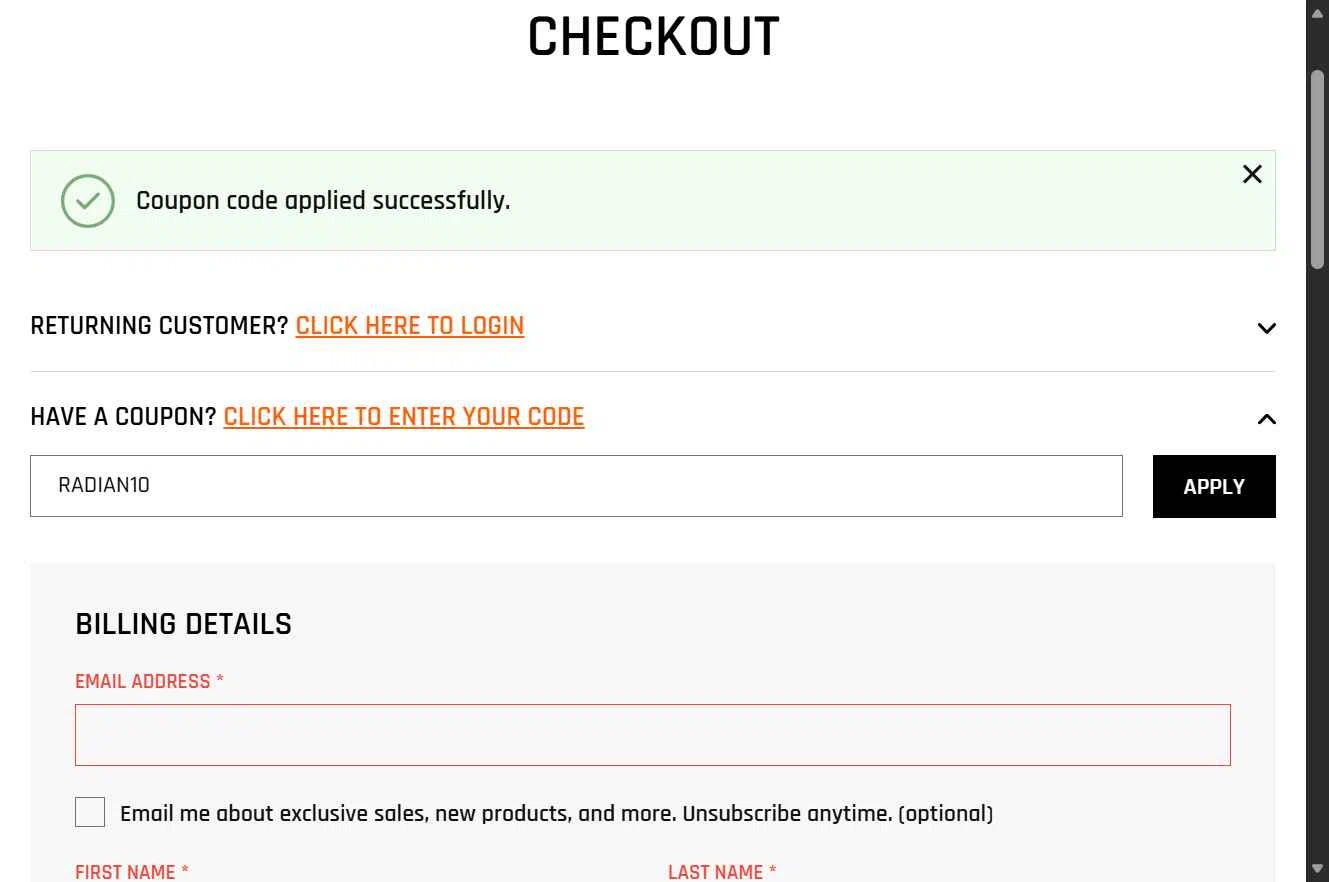 The Mag Shack checkout page showing The Mag Shack coupon code box | Screenshot taken by SimplyCodes community member on Feb 1, 2026