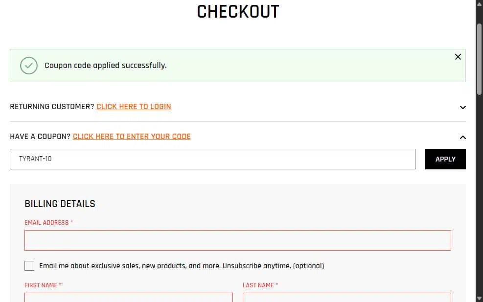The Mag Shack checkout page showing The Mag Shack coupon code box | Screenshot taken by SimplyCodes community member on Feb 11, 2026