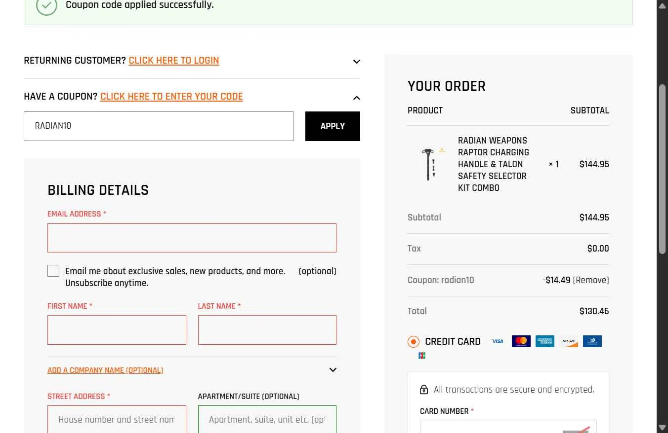 The Mag Shack checkout page showing The Mag Shack coupon code box | Screenshot taken by SimplyCodes community member on Feb 1, 2026