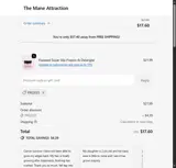 The Mane Attraction coupon verification screenshot