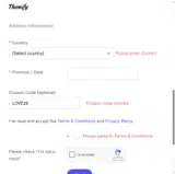 LOVE26 coupon verification screenshot