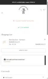 LOVE10 coupon verification screenshot