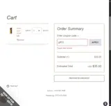 gift15 coupon verification screenshot