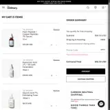 The Ordinary coupon verification screenshot