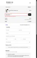 THEOQVZ949X2 coupon verification screenshot