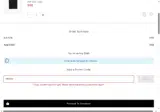THE OUTNET coupon verification screenshot