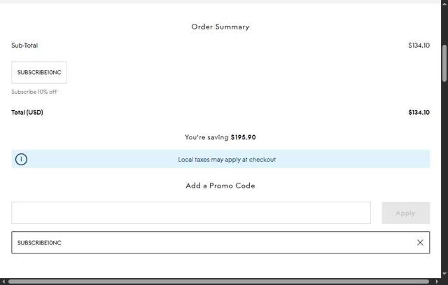THE OUTNET checkout page showing THE OUTNET promo code box | Screenshot taken by SimplyCodes community member on Sep 23, 2025