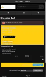 VINTAGE25 coupon verification screenshot