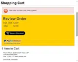 VINTAGE20 coupon verification screenshot