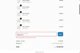 TRNKSHW22 coupon verification screenshot
