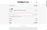 The Pillow Home coupon verification screenshot