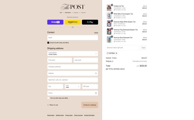 The Post checkout page showing The Post promo code box | Screenshot taken by SimplyCodes community member on Jul 12, 2025
