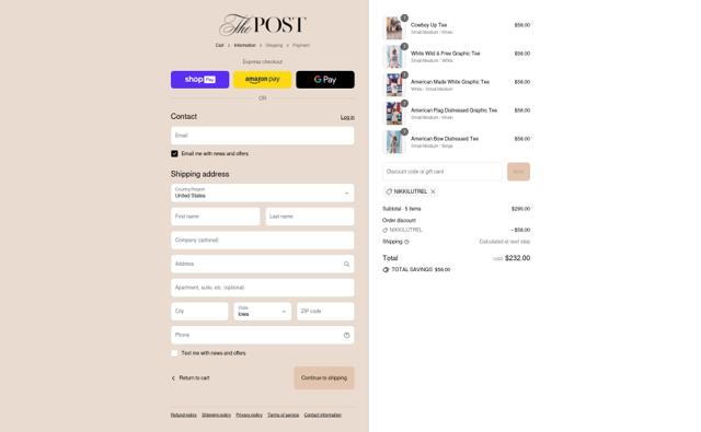 The Post checkout page showing The Post promo code box | Screenshot taken by SimplyCodes community member on Jul 12, 2025